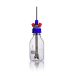   Stirred-reactor-set GL 45 incl.500 ml bottle, folding magnetic stirrer, PP 2-port-screwing, 2 PBT-caps GL 14 red