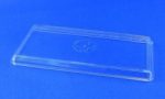 Lid 210x110x15 mm PS, clear for 9.200 177