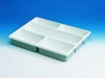 Tidy tray, PVC, 5 compartments 404 x 304 x 64 mm