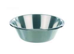 Laboratory bowl 2 L, 18/10-steel diam. 220 mm, height 75 mm, type 1, low form