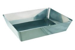 Photographic tray 190x140x50 mm 18/10-steel