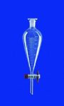   Separating funnel 250 ml according to Squibb Borosilicate glass 3.3, ungraduated, PTFE plug, NS 29/32, with NS polypropylene stopper