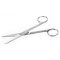Scissors,st.steel,straight,blunt/blunt length 130 mm