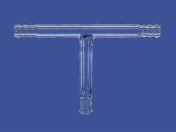 Tubing Connectors, T-shape, Total length 115 O-D. mm 8-9