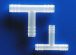   "Tubing connector, PP ""T"" shape, 12-13 mm "