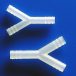   "Tubing connector, PP ""Y"" shape, 12-13 mm "