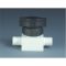 3-way ball valve, PTFE angled, GL 14, ? 3 mm