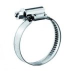 Worm-drive tubing clamps,chrome steel,9 mm 30-45 mm