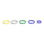 Filling rings PP green, GL45 pack of 10