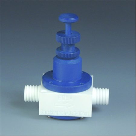 Pressure relief valve GL 18, PTFE, with manual venting