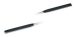 Double micro-spatulas 210x5 mm curved, 18/10 steel