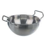 Evaporating dish 310x200x45 mm type 1, with rim, 18/10-steel