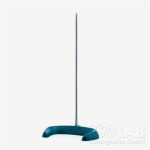   Laboratory stand, horseshoe shaped base width 180mm, rod height 600mm, dia.10mm