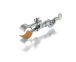 Clamps,die-cast zinc,w/o.bosshead,angled jaws range 60 mm