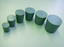 Rubber stoppers, 50,5 x 59,5 x 45 mm high
