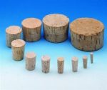 Cork stoppers, 7 x 10 x 18 mm high pack of 50