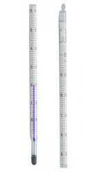 LLG-General purpose thermometers,enclosed form, red filling,range -10° - +200°C : 1°C