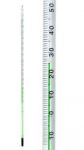   LLG-Thermometers -10/0...+110:1°C, solid stem environmentaldaily filled 300x5,5-6,5mm, 76mm submergence