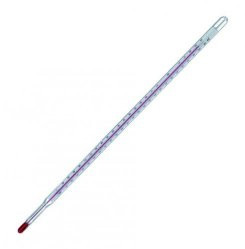LLG MECKENHEIM  LLG-Precision-Laboratory Thermometer -150..+30°C enclosed scale, capillary.  transparent, blue filling, L.300 mm,