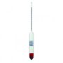   LLG-Alcoholmeter Type 1, 0-10 in 0.1% 380mm, with Thermometer 0...+30.0.5°C