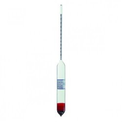 LLG LLG-Alcoholmeter Type 9, 80-90 in 0.1% 380mm, with Thermometer 0...+30.0.5?C