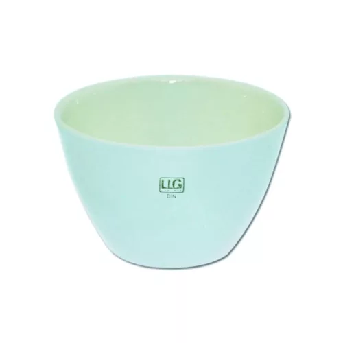 LLG-Porcelán tégely 3/60 DIN130 ml, 60 mm átmérő, magas forma, mázas