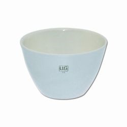 LLG-Porcelain crucibles 1/30 DIN 5 ml, 30 mm dia., low form, glazed pack of 5