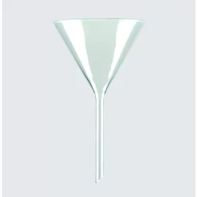 LLG-tölcsér 100 mm átmérőjű boroszilikát üvegből