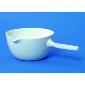   LLG-lábas 176 ml, 209/3, porcelán 85x49 mm, mázas, DIN12907, porcelán szárral