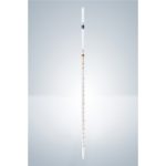   Pipette 0.5:0.01 ml, 360 mm class AS, conformity certified, amber graduated, with dated batch identification