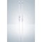   Volumetric pipette 1 ml, class AS AR-clear soda glass, blue graduated, conformity-certified