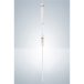 Volumetric pipette 25 ml with piston, amber graduation