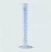 Measuring cylinder 500 ml, tall form PP, cl.B, blue scale
