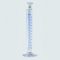   ISOLAB Laborgeräte Mixing cylinder 1000 ml, tall form glass, cl.A, with PP stopper blue scale, batch certified