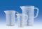 Measuring jugs, 2000ml PP with blue moulded graduation