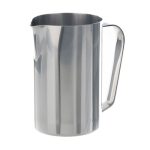 Measuring beaker cap. 1 ltr. 18/10 steel, graduated