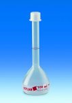   Volumetric flask 50 ml, OPAK, PMP cl. A, GL 18, with PP screw cap with batch certificate