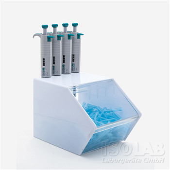 Micropipette stand - 4 station with storage