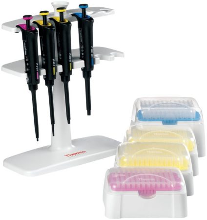 Finnpipette F2 GLP Kit 1 incl.1-10 /10-100 µl/100-1000 µl pipettes, 1x Finn pipette stand