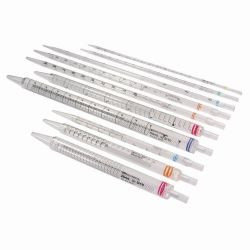 LLG-Serological pipettes type 1 10ml, wide mouth, PS, paper/plastic peel, indiv. packed, orange code, sterile, pack of 200