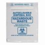   LLG , LLGAutoclavable bags 415x600mm, PPtransparent, BIOHAZARD,  pack of 50