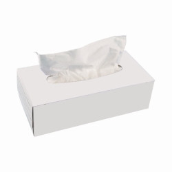 LLG-Laboratory- and hygiene tissues 21x22cm white, 2-ply, dispenser box of 150 tissues pack of 30