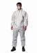   LLG-Overall tritex® pro, PE/PP SMS, white antistatic, with hood, individually packed, type 5 + 6, Kat. III, size 4 (XL), pack of 25