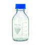 Media Bottle Rasotherm ISO, GL45, 500 ml, Blue PP Cap