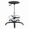   LLG-Laboratory stool PUR Standard plus seat made from PU foam, height adjustable 525-770mm, chromed footring,