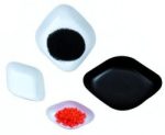   LLG-Weighing boats 5 ml, PS  35x55 mm, diamond shape,  black, antistatic, pack of 1000