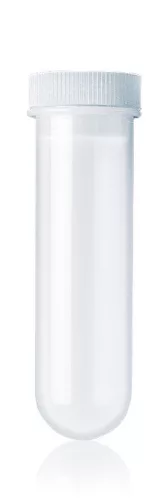BRAND Centrifugacső, PP, henger.125 ml 45x120 mm, peremmel, dugó nélkül, RCF max. 4500, autoklávozható (121C)