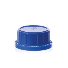   Csavaros kupak, PP, laboratóriumi palackokhoz, GL 25, beépített üveggyűrűvel