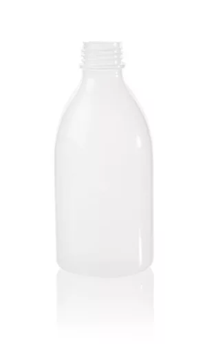 BRAND Palack, 1000 ml, PE -LD, keskeny nyakú GL28fehér, záróelem nélkül, mosófejjel zárható 129224 25 db-os csomag