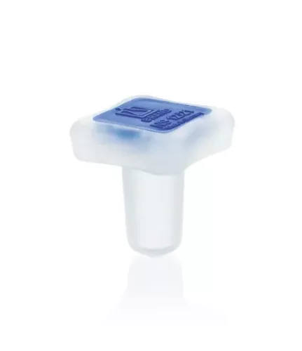 Kúpos illesztési dugó, PE-LDNS 34/35 nyolcszögletű markolatú, üreges tömítőgyűrű, gőzsterilizálásnak ellenálló (121C)